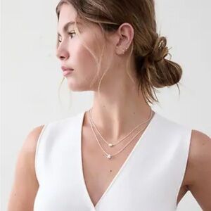 Banana Republic layered pendant necklace